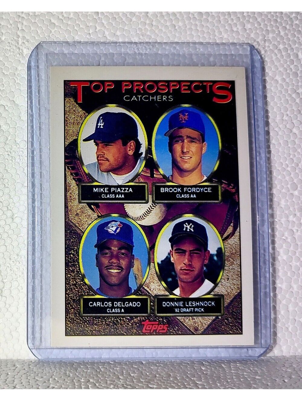 Piazza/Fordyce/Delgado/Leshnock 1993 Topps MLB #701 Baseball Card